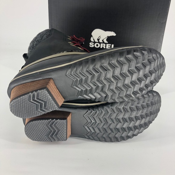 SOREL NWT SLIMPACK LACE II BOOTS BLACK KETTLE - Picture 9 of 10